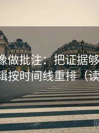 韩漫屋像做批注：把证据够吗写清，再把剪辑按时间线重排（读完更顺）